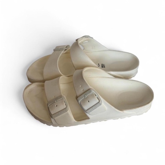 Birkenstock Arizona Eva White Buckle Slide Sandals Women’s Size EUR39 - Picture 4 of 8